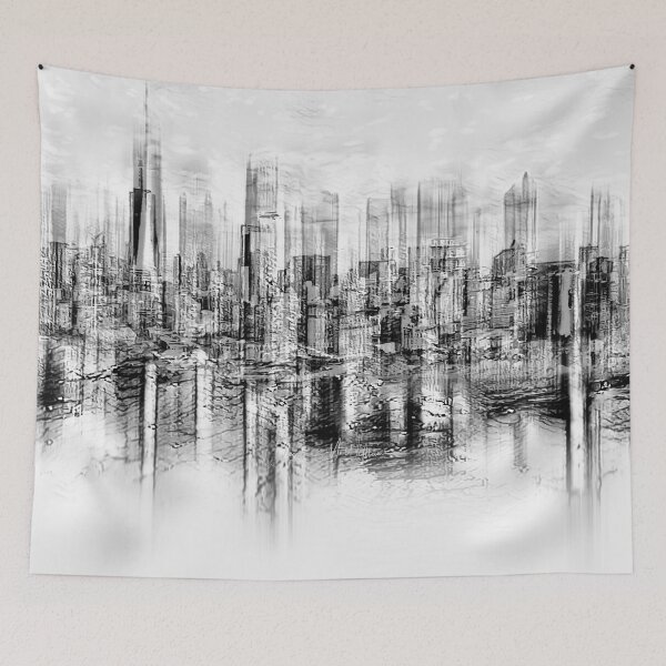 Item preview, Abstract Cityscape designed and sold by Leanne M Williams.