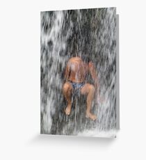Falling Greeting Card