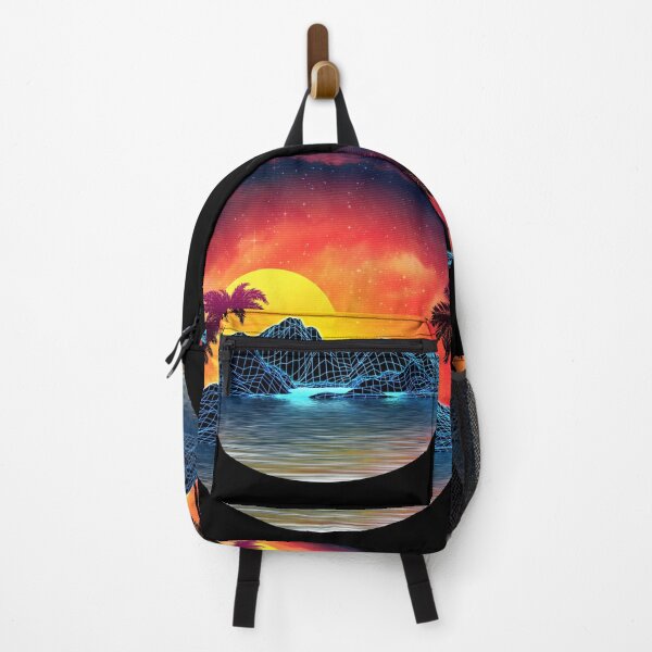 Item preview, 80s retro aesthetic vaporwave sunset designed and sold by AnnArtshock.