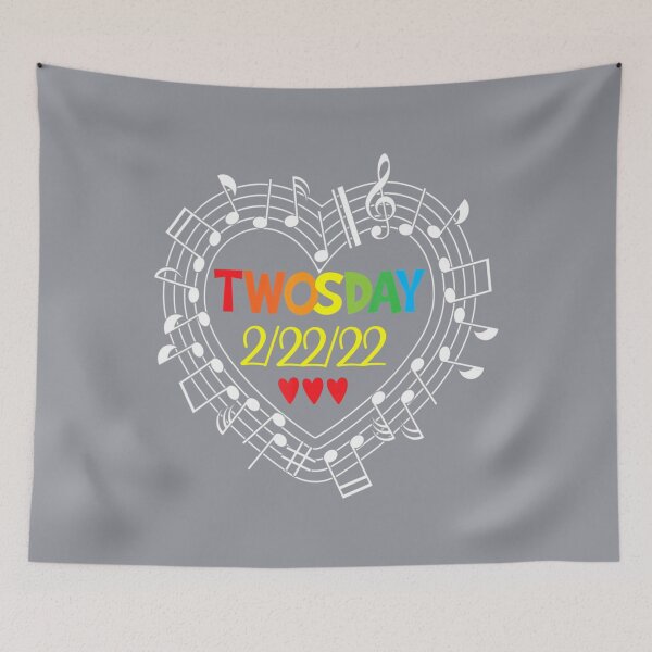 Item preview, Twosday 2-22-2022 Musician Heart Twosday 2022 Music Teacher designed and sold by WinkiMun.