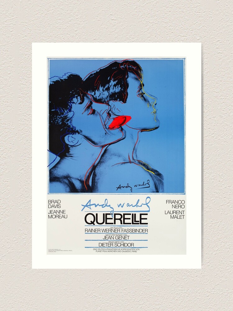 額装品/Querelle Blue/ウォーホル ヴィンテージ アートポスター ANDY WARHOL Querelle Blue, 1983 by Warhol, Andy: As New