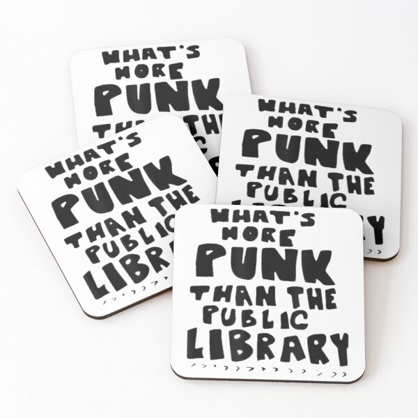 Item preview, What's-More-Punk-Than-The-Public-Library Punk Rock designed and sold by WinkiMun.