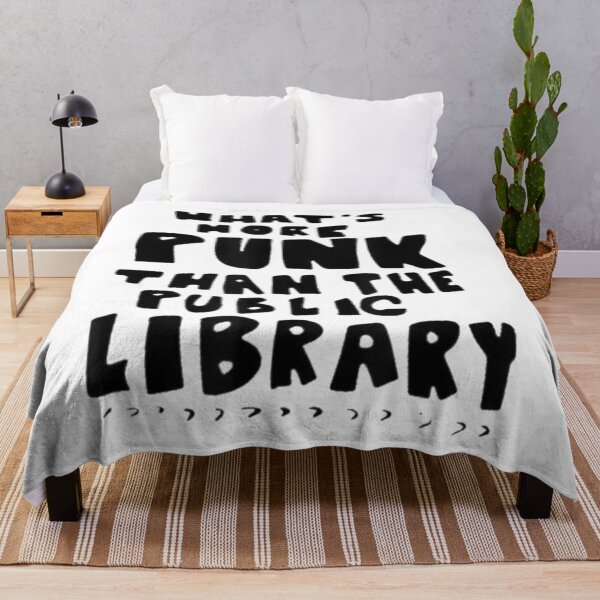 Item preview, What's-More-Punk-Than-The-Public-Library Punk Rock designed and sold by WinkiMun.