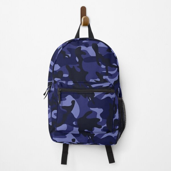 A Bathing Ape BAPE mini backpack, blue camo camouflage