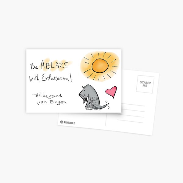 Jack - Be Ablaze with Enthusiasm Postcard