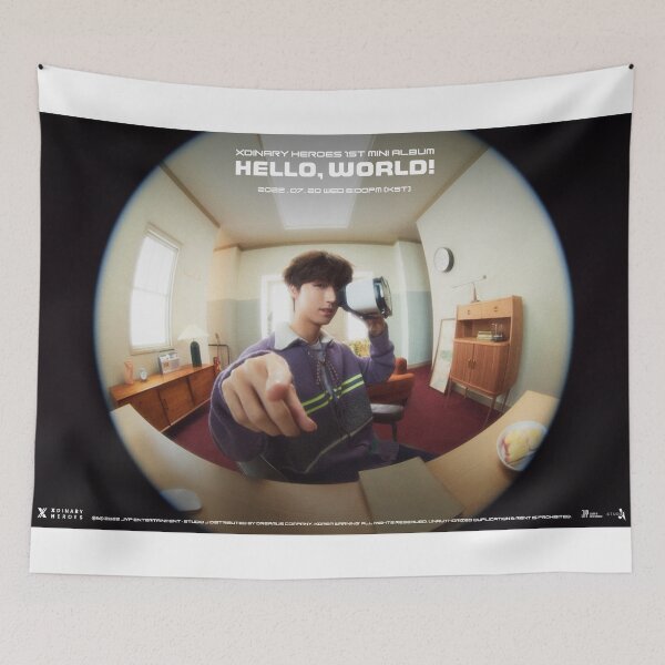 Item preview, Xdinary Heroes Junhan- Hello, World! designed and sold by danielletrisha.