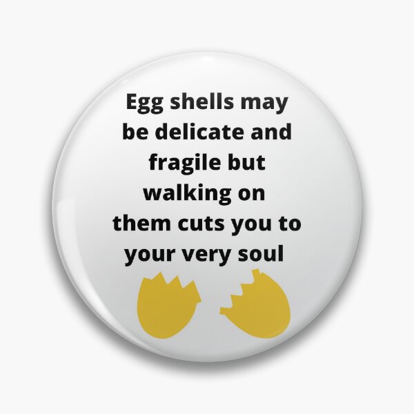 Item preview, Walking on egg shells designed and sold by NewPages.