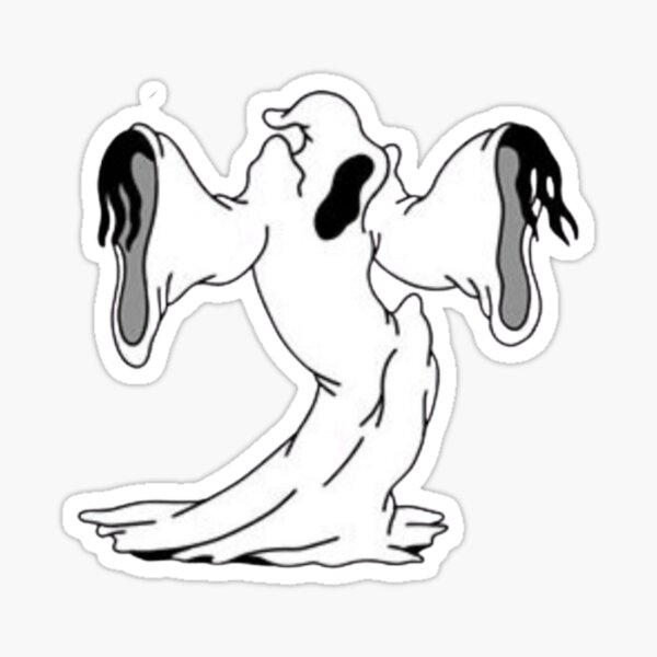 Pegatina «Ghostemane Fantasma , Segador , Mercurio , Dibujos animados retro  , GS59» de NewWaveStyle | Redbubble