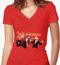 marxism Women's Fitted V-Neck T-Shirt