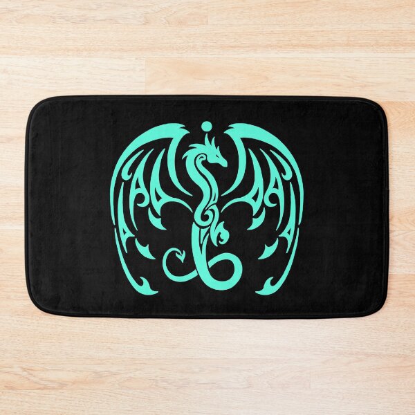 Item preview, Dragon Glyph - Aqua designed and sold by AayanWa.