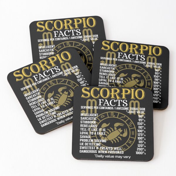 Item preview, Scorpio Facts Zodiac Sign designed and sold by losree.