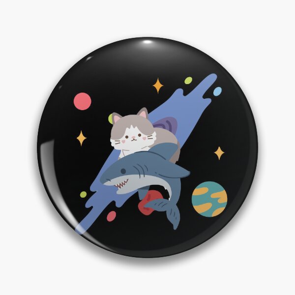Item preview, Cat on A Shark designed and sold by Quadghouls.