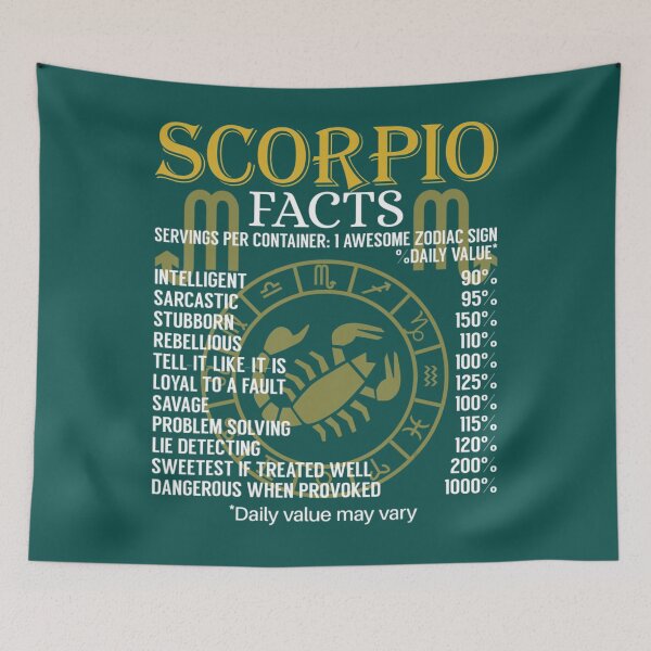 Item preview, Scorpio Facts Zodiac Sign designed and sold by losree.