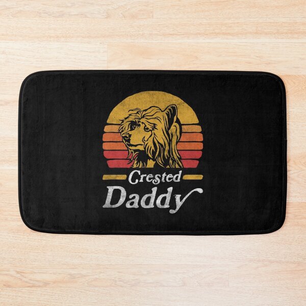 Item preview, Retro Vintage Chinese Crested Daddy designed and sold by More Cute Dogs.