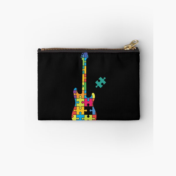 Item preview, Color Puzzle S-Style Electric Guitar Silhouette Classic T-Shirt designed and sold by celestekey.