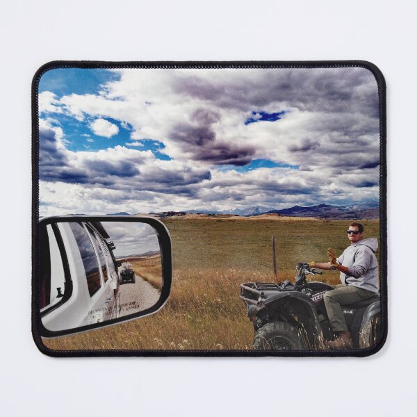 Item preview, Canadian cowboy herder riding atv Alberta, Canada. designed and sold by Nalidsa Sukprasert.