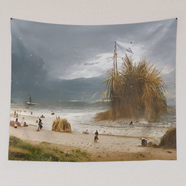 Item preview, Beachgrass storm  designed and sold by fizzribbit.