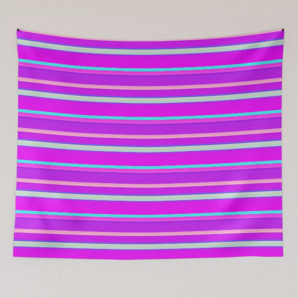 Item preview, Blue purple horizontal striped | purple striped designed and sold by lausn.