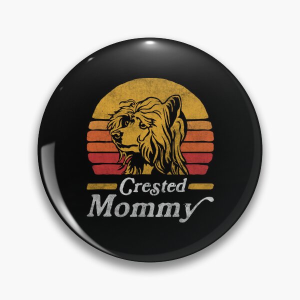 Item preview, Retro Vintage Chinese Crested Mommy designed and sold by More Cute Dogs.
