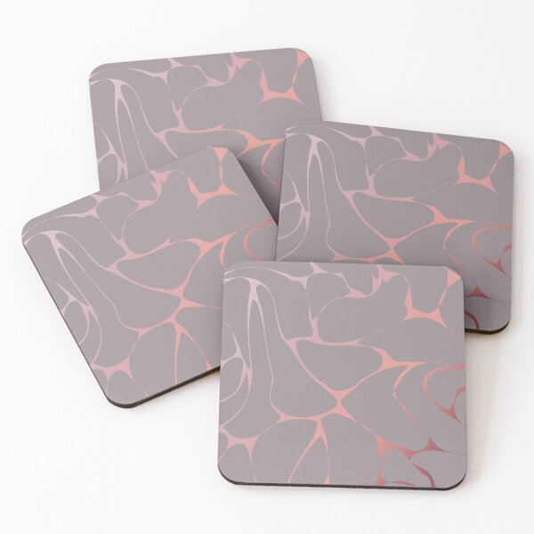 Item preview, Grey Salmon Chocolate Abstract Art  designed and sold by Tshirtstory.