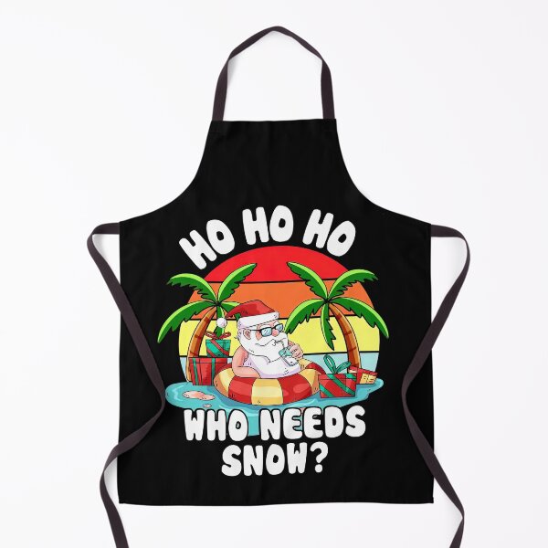Item preview, Ho Ho Ho Who Needs Snow Santa Beach Summer Vacation designed and sold by NaomiTankersly.