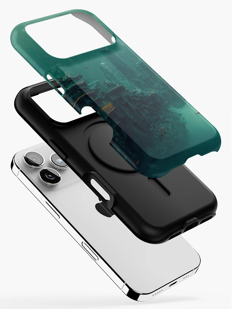 Thumbnail 2 of 4, iPhone Case, Deep Sea designed and sold by RicoInStudios.