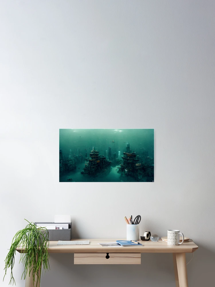 Thumbnail 2 of 3, Poster, Deep Sea designed and sold by RicoInStudios.
