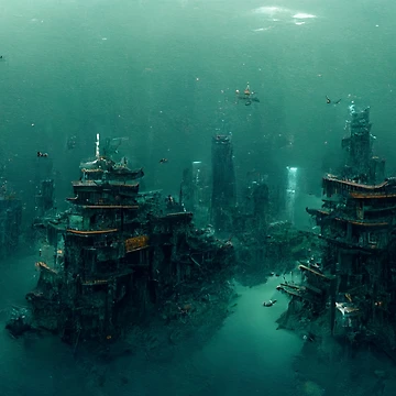 Artwork thumbnail, Deep Sea by RicoInStudios