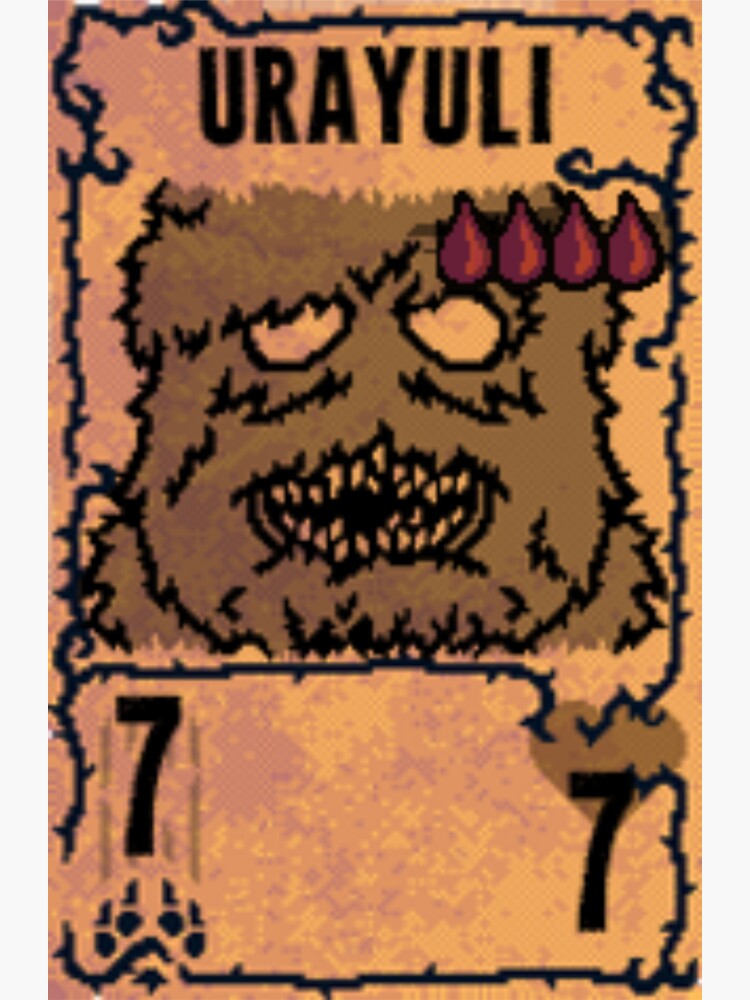 "Inscryption ,URAYULI , Beast , Card , Inscryption Game , Inscyption