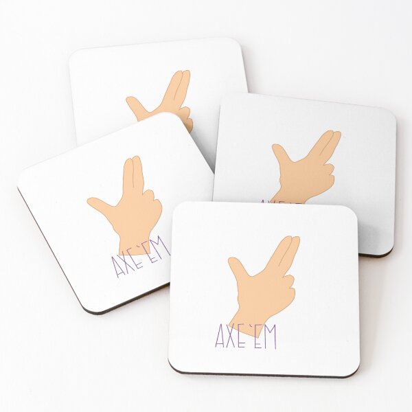 Item preview, SFA Axe ‘Em Skin Tone Hand Sign designed and sold by StickersbyLarri.