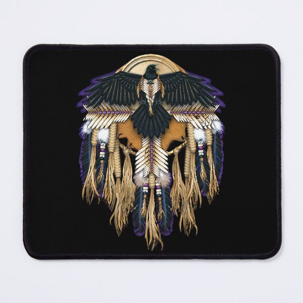 Item preview, Native American CrowRaven Mandala designed and sold by BrandonSt40564.