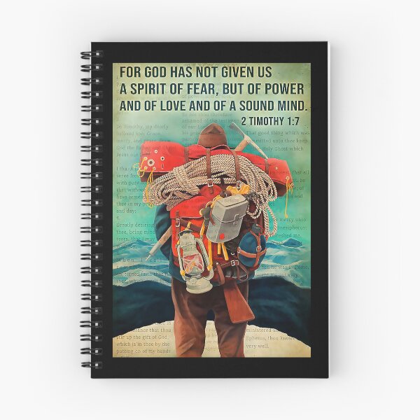 Item preview, Hiking - For God Has Not Given Us A Spirit Of Fear   designed and sold by cevyl49.