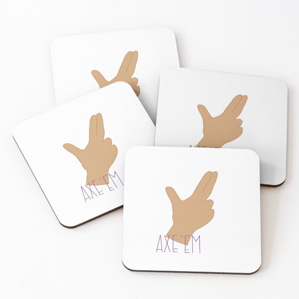 Item preview, SFA Axe ‘Em Skin Tone Hand Sign designed and sold by StickersbyLarri.