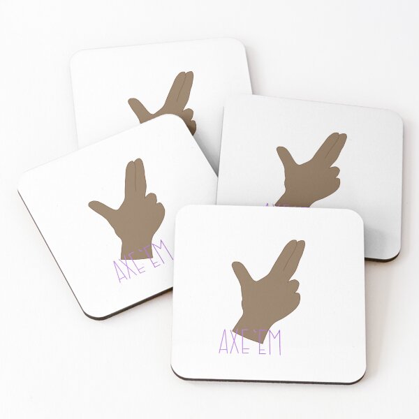 Item preview, SFA Axe ‘Em Skin Tone Hand Sign designed and sold by StickersbyLarri.