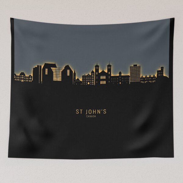 Item preview, St John's Canada Skyline designed and sold by ArtPrints.