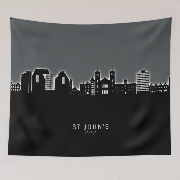 Item preview, St John's Canada Skyline designed and sold by ArtPrints.