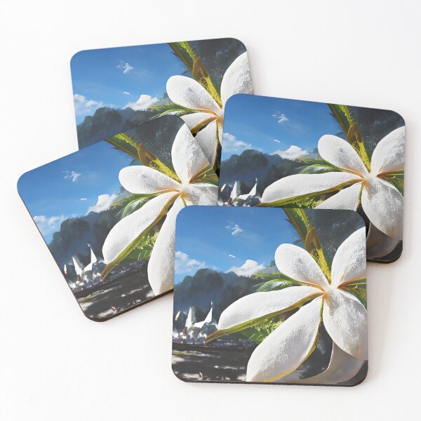 Item preview, Plumeria flower designed and sold by fizzribbit.