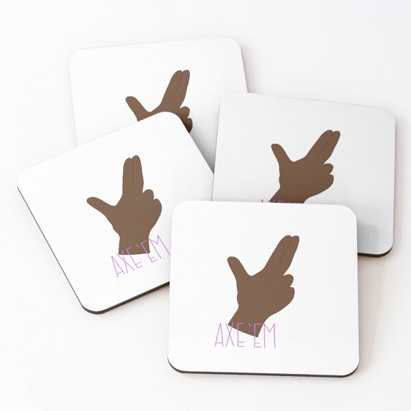 Item preview, SFA Axe ‘Em Skin Tone Hand Sign designed and sold by StickersbyLarri.