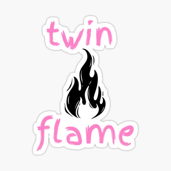 "mgk twin flame " Sticker for Sale by HoldOnTo Redbubble
