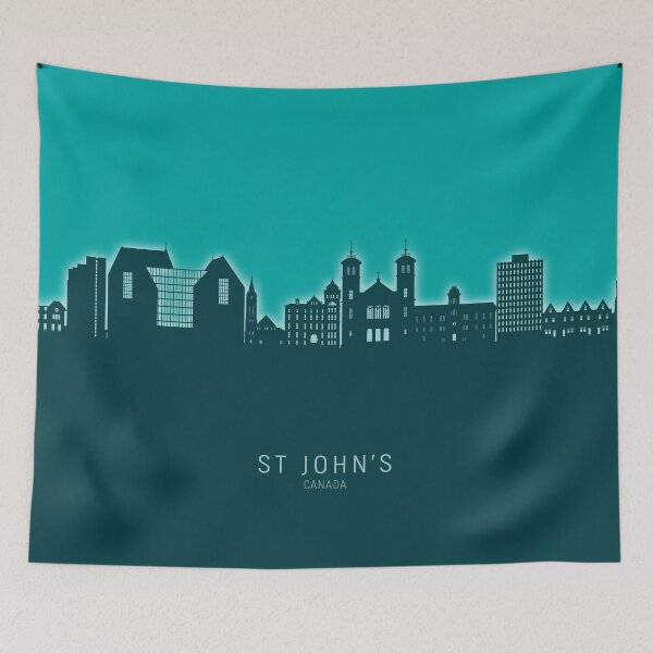 Item preview, St John's Canada Skyline designed and sold by ArtPrints.