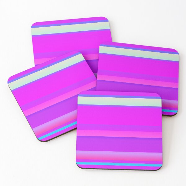 Item preview, Purple color palette horizontal striped | purple striped designed and sold by lausn.