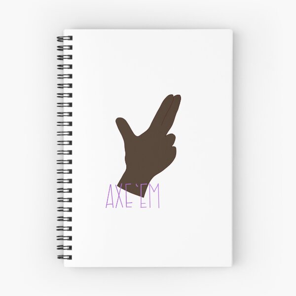 Item preview, SFA Axe ‘Em Skin Tone Hand Sign designed and sold by StickersbyLarri.