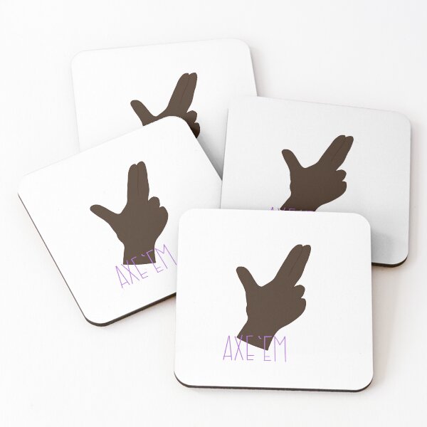 Item preview, SFA Axe ‘Em Skin Tone Hand Sign designed and sold by StickersbyLarri.