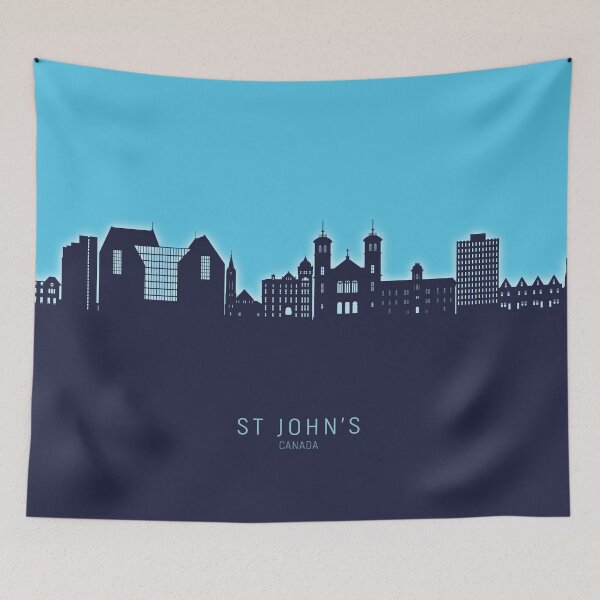 Item preview, St John's Canada Skyline designed and sold by ArtPrints.