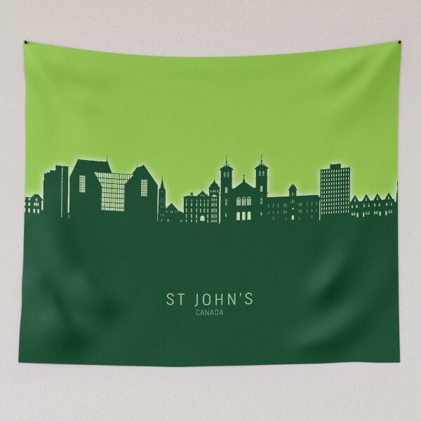 Item preview, St John's Canada Skyline designed and sold by ArtPrints.