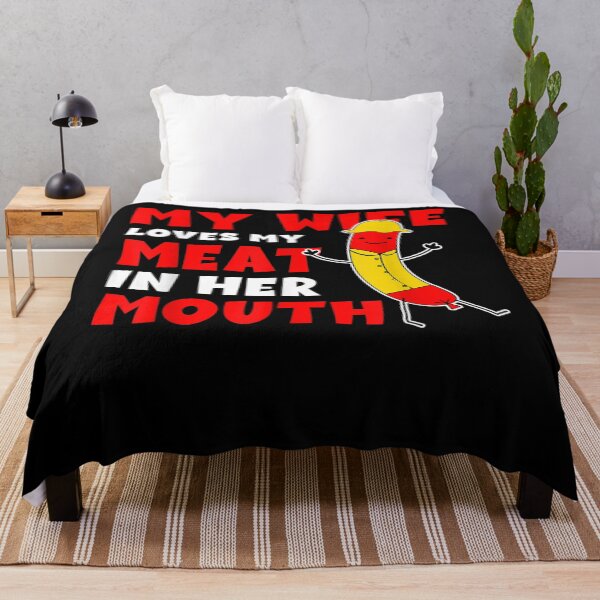 Item preview, My Wife Loves My Meat In Her Mouth Funny Grilling BBQ Lover designed and sold by NaomiTankersly.
