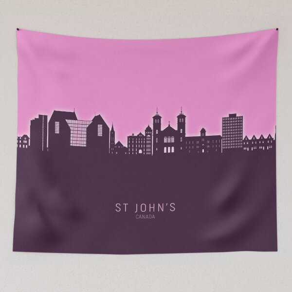 Item preview, St John's Canada Skyline designed and sold by ArtPrints.