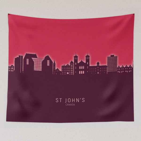 Item preview, St John's Canada Skyline designed and sold by ArtPrints.