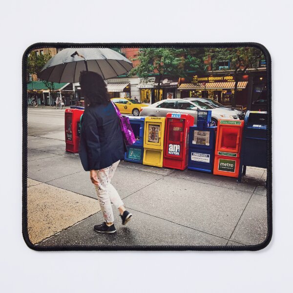 Item preview, Rainy Day Woman Street Upper West Side Manhattan NYC designed and sold by eleonoraingrid.