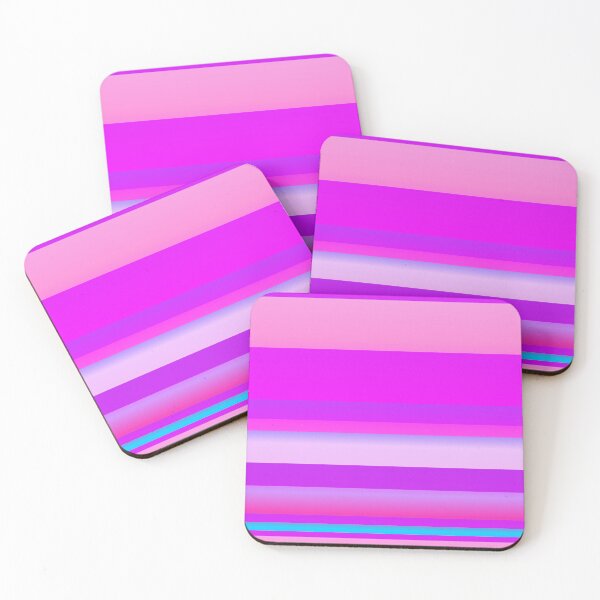 Item preview, Purple color palette horizontal striped | purple magenta striped designed and sold by lausn.